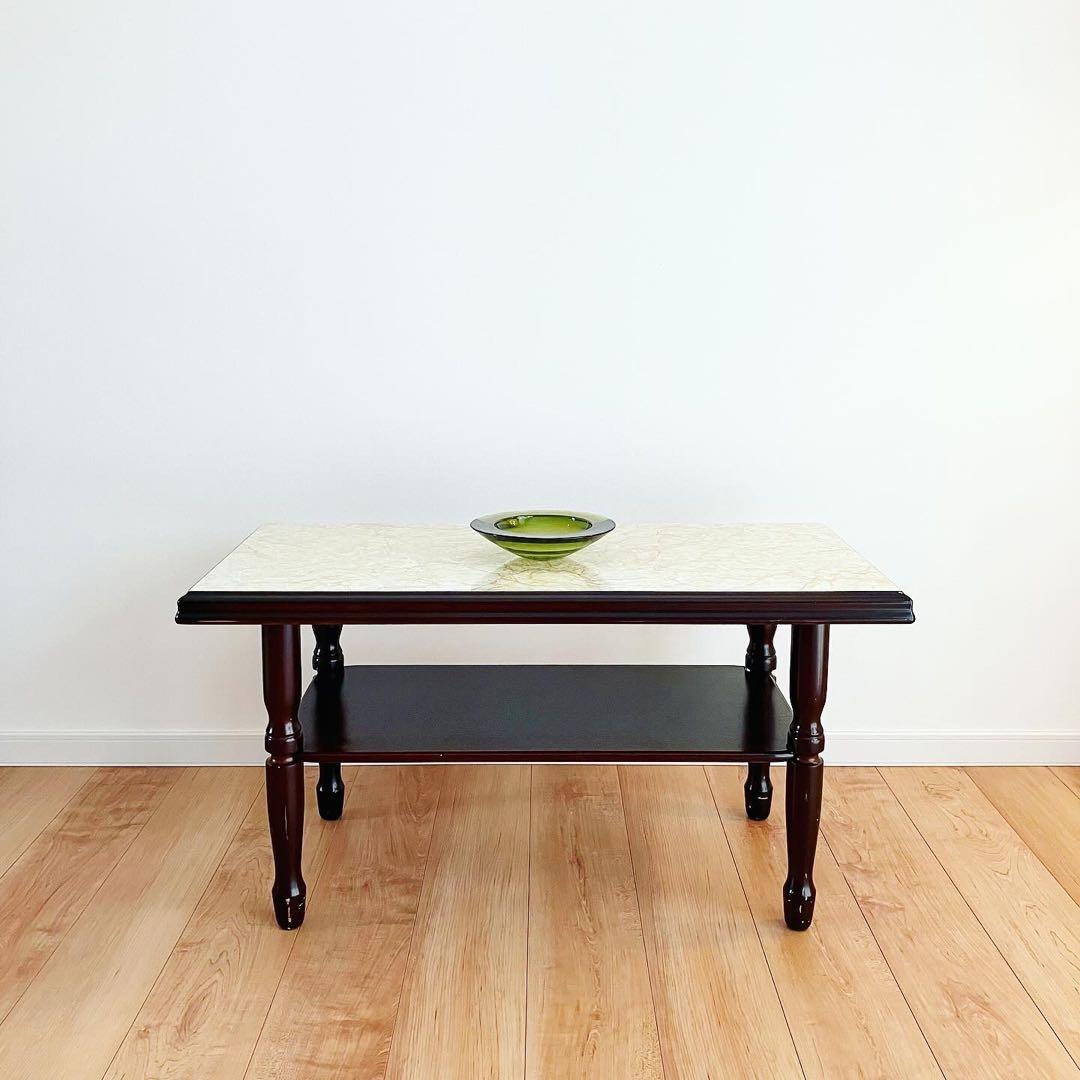 レトロインテリア　コーヒーテーブル　古家具　ビンテージ家具　蚤の市　昭和レトロ