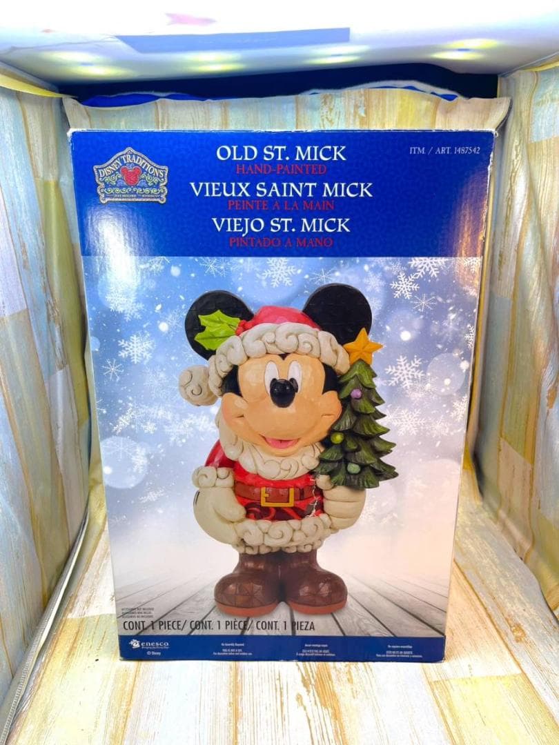 ミッキーマウス サンタミッキー クリスマス ビッグフィギュア★エネスコ