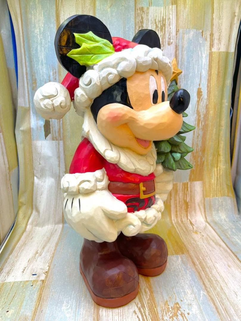 ミッキーマウス サンタミッキー クリスマス ビッグフィギュア★エネスコ
