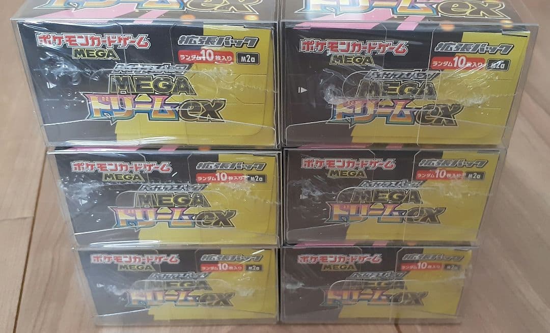 MEGAドリームex　6BOX セット【新品未開封 シュリンク・ローダー付き】