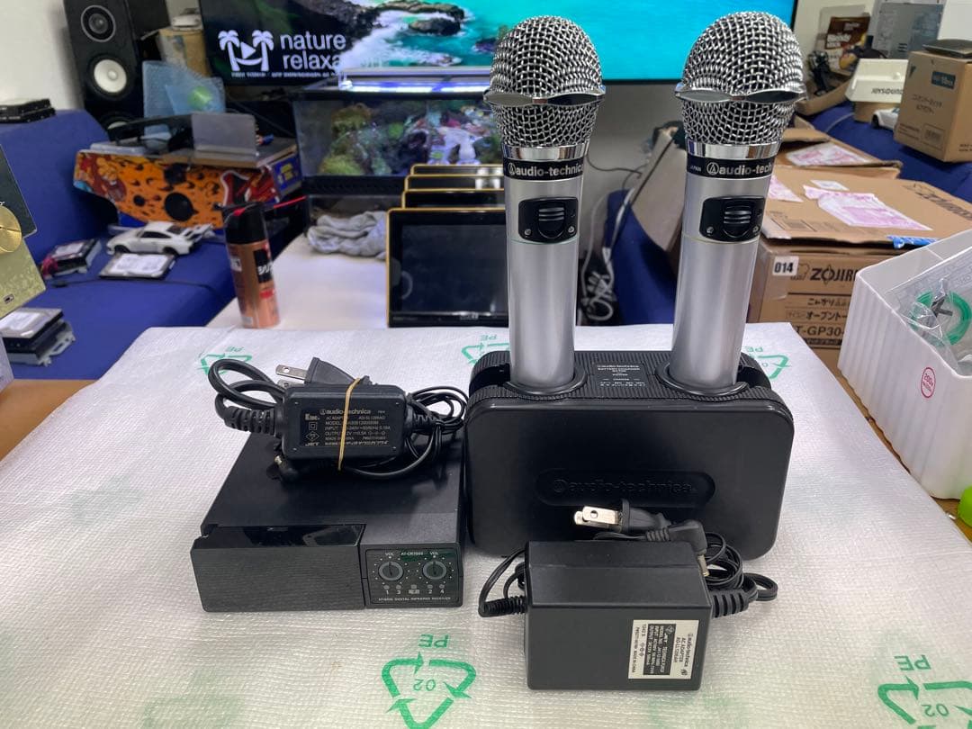 audio-technica ワイヤレスマイクセット CR701+CLM7000