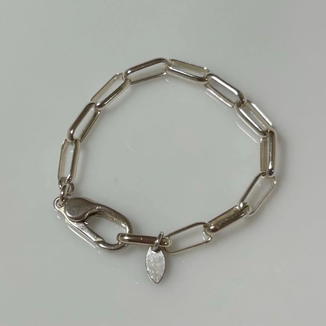 アガット シルバーチェーンリング