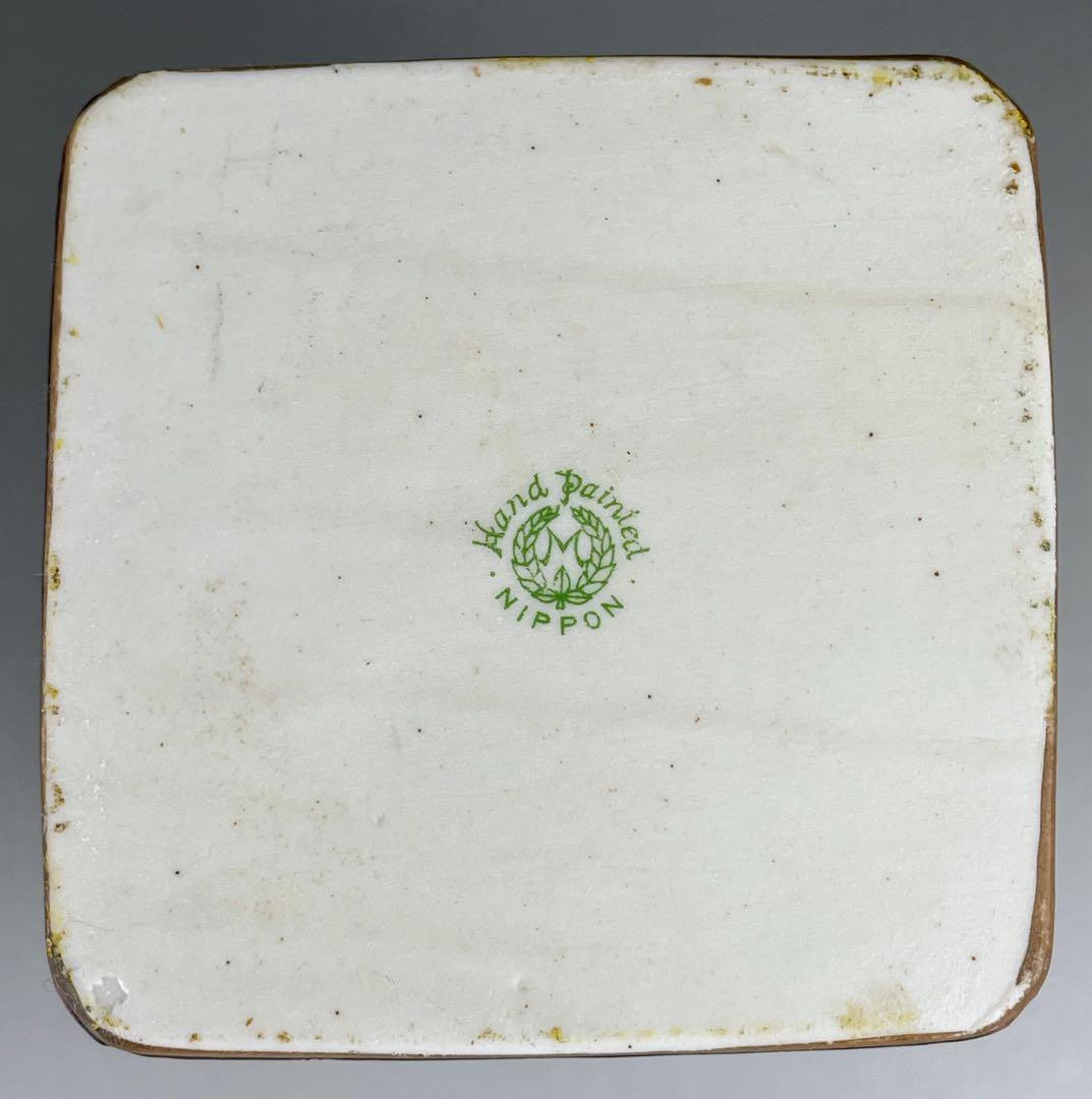 【希少】オールドノリタケ 松ぼっくり紋ウィスキージャグ モールド 盛上げ 松笠