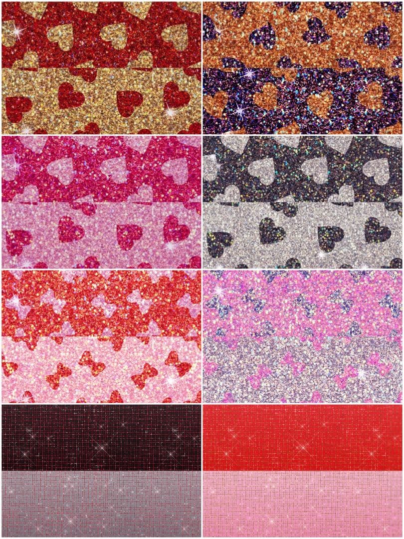 ザクザクまばゆい♡ラメデザペset 80枚 A4 デザインペーパー　おすそ分け