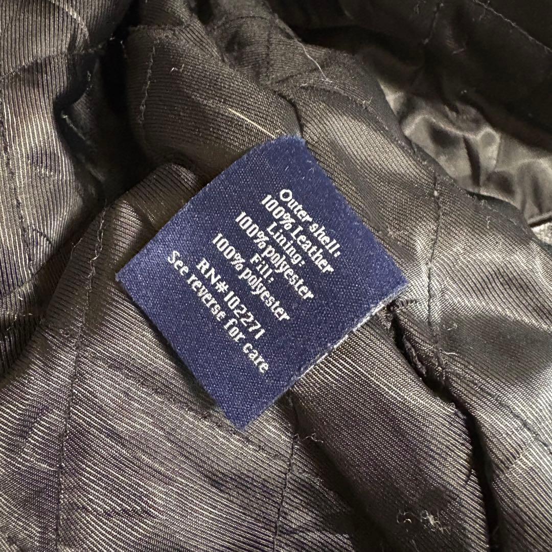 Croft Barrow レザージャケット シングル 革ジャン 本革 ライダース