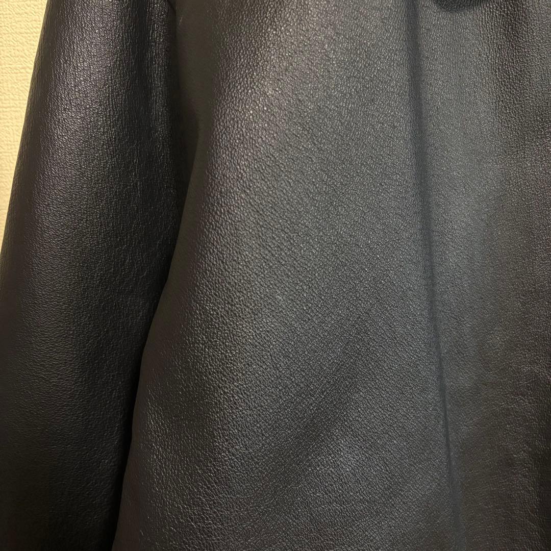 Croft Barrow レザージャケット シングル 革ジャン 本革 ライダース