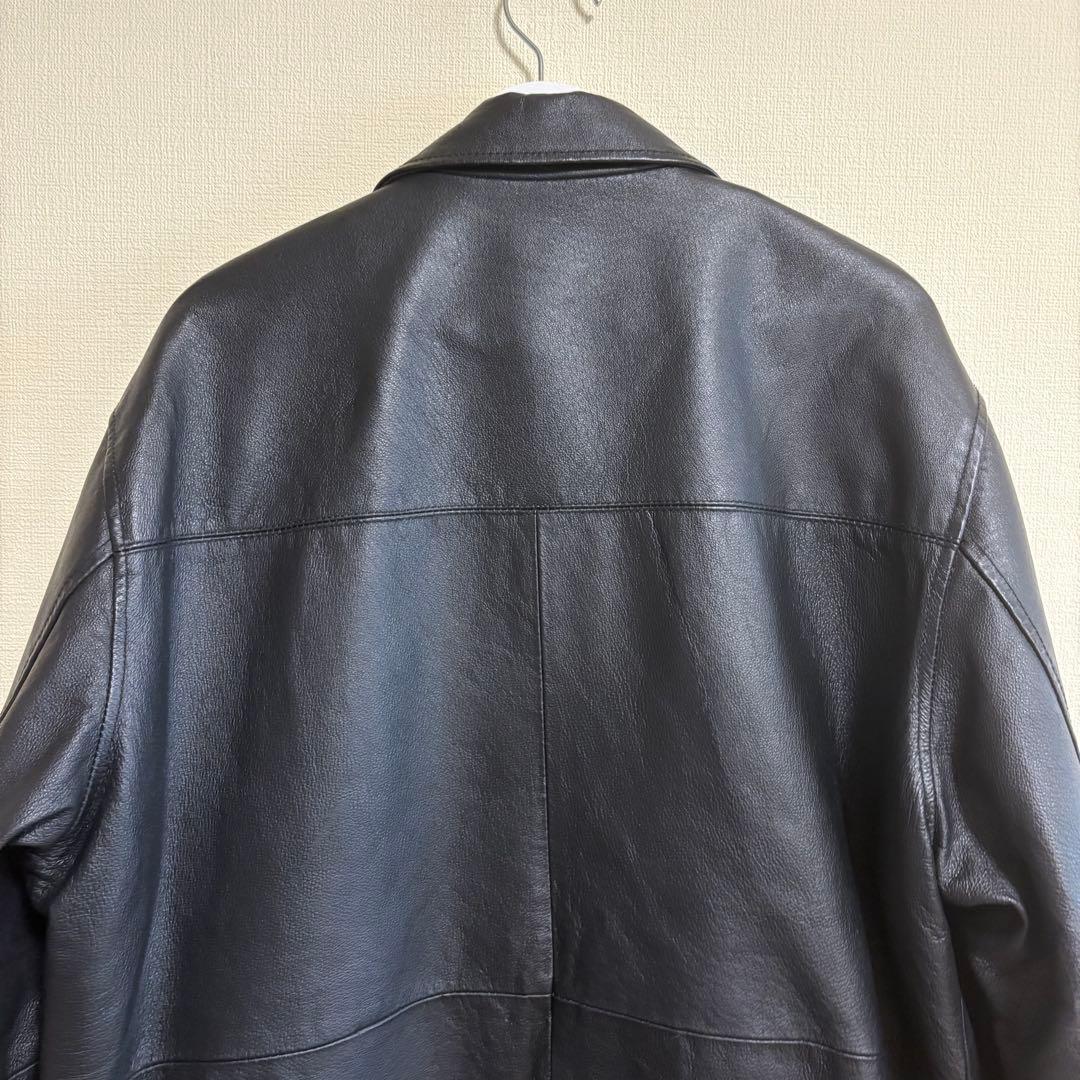 Croft Barrow レザージャケット シングル 革ジャン 本革 ライダース