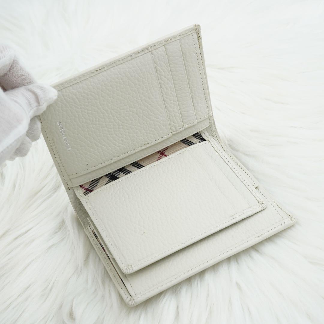 未使用展示品　BURBERRY LONDON 折り財布　ノバチェック　タグ付き