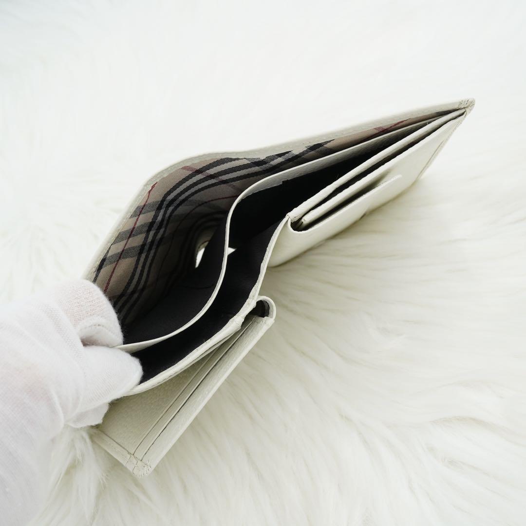 未使用展示品　BURBERRY LONDON 折り財布　ノバチェック　タグ付き