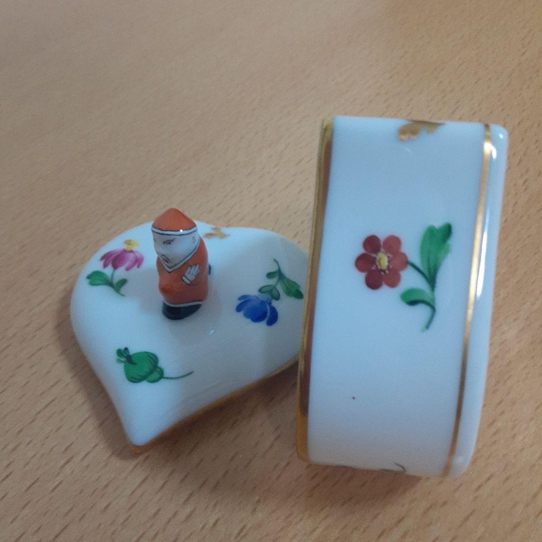 ヘレンド＿小物入れ［HEREND HVNGARY HANDPAINTED］