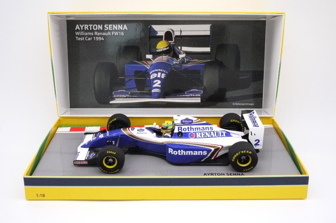 タイプピー1/18 ウィリアムズ FW16 ポールリカール A.セナ