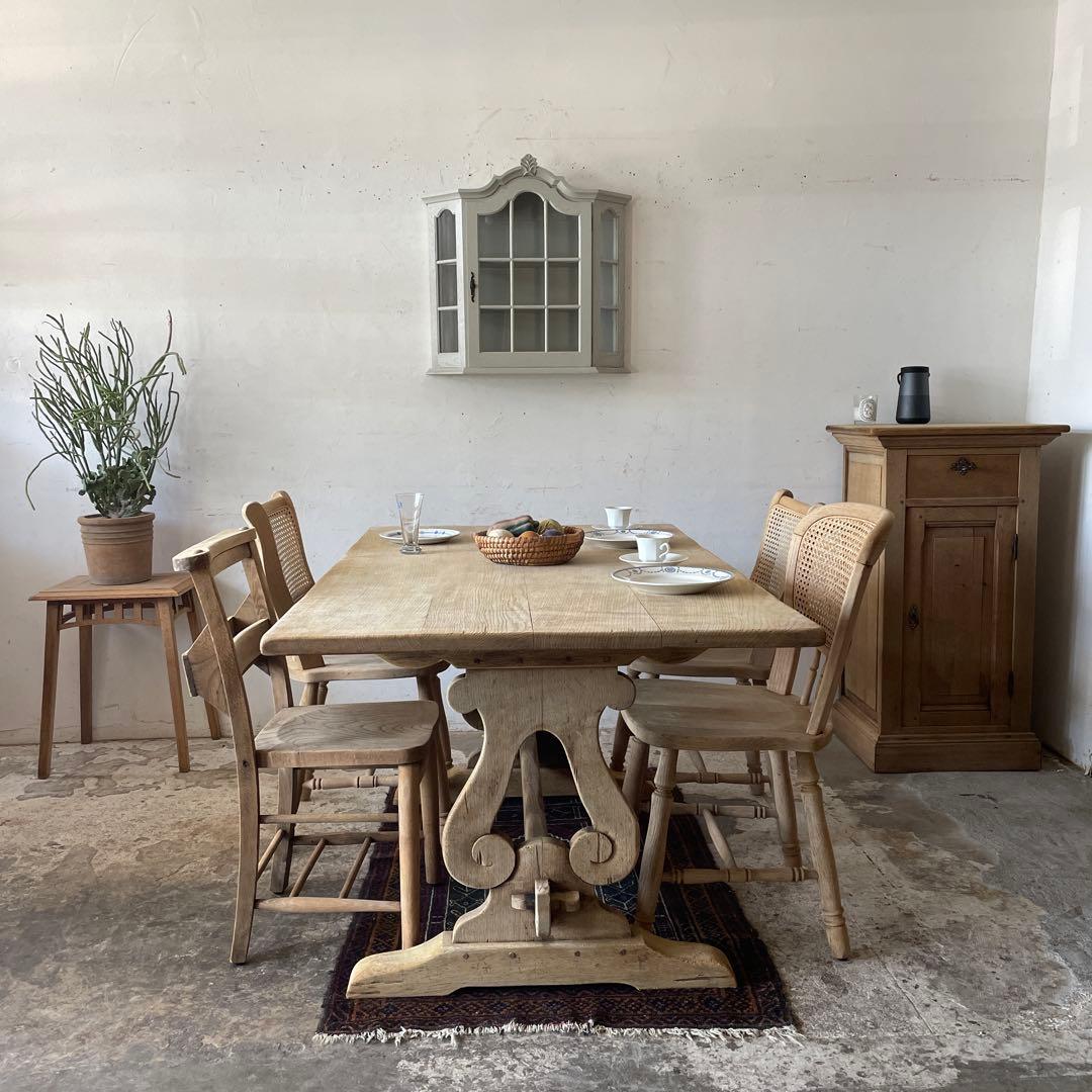 ビンテージ　ダイニングテーブル　 剥離