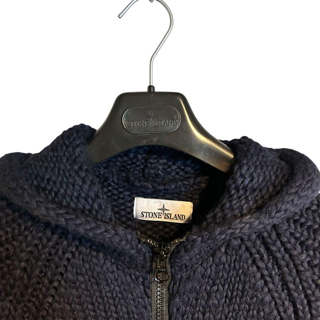 トップス Stone  Hooded Knit Cardigan 23AW M