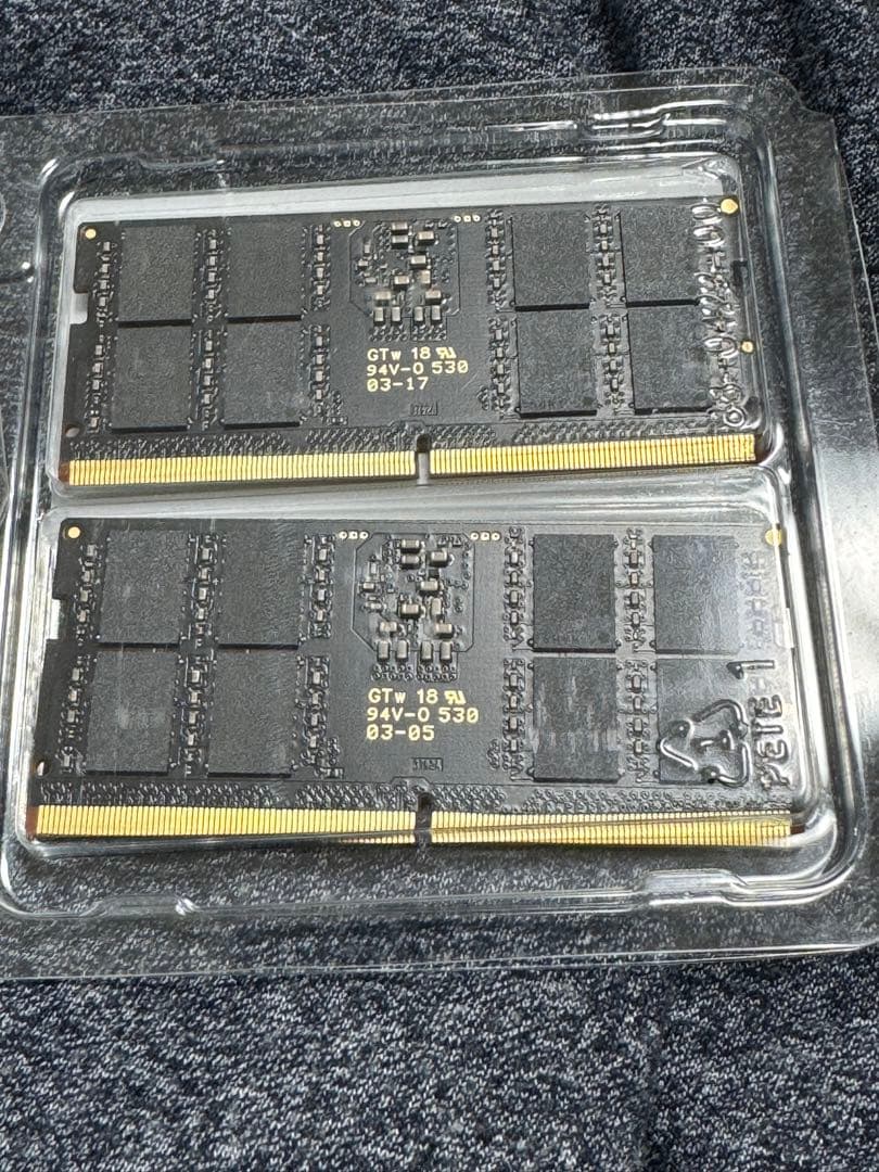 動作確認済 Crucial DDR5-5600 SODIMM 2x32GB