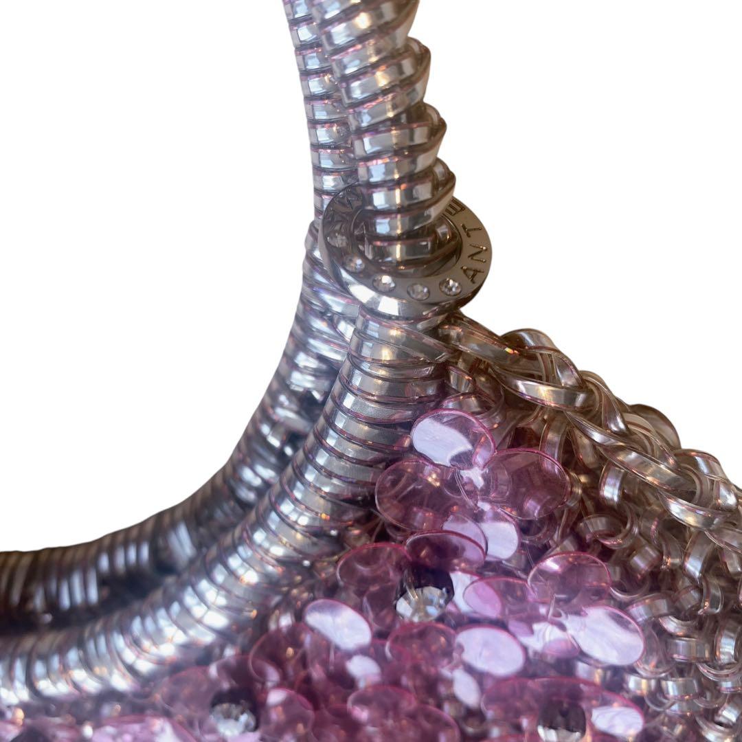 ［極美品］ANTEPRIMA アンテプリマ ワイヤーバッグ　ピンク　フラワー