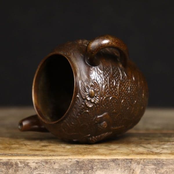 銅 細工 茶道具 急須 徳利 工芸品 美術品 置物