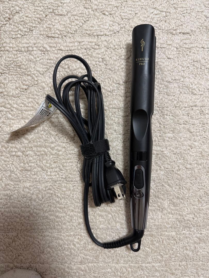 KINUJO PRO Straight ブラック ストレートヘアアイロン
