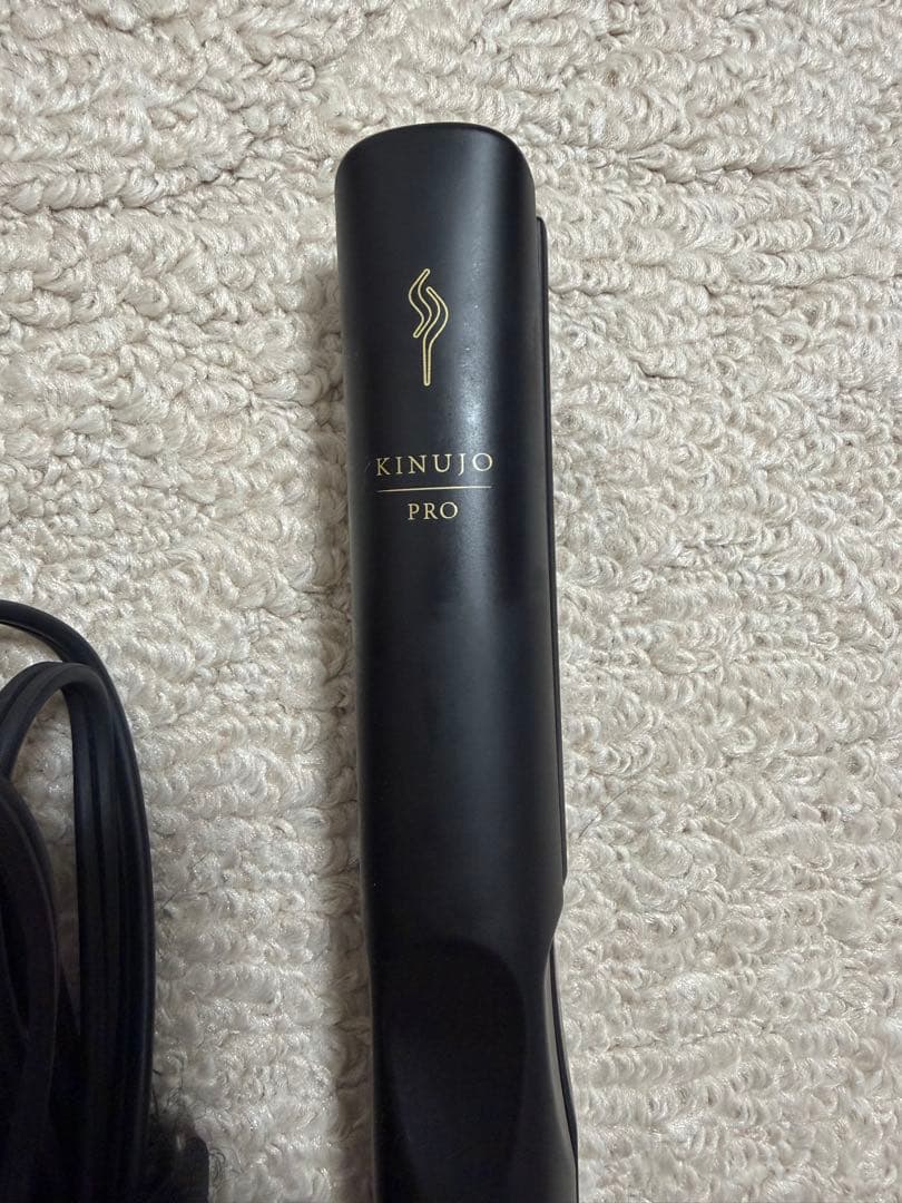 KINUJO PRO Straight ブラック ストレートヘアアイロン