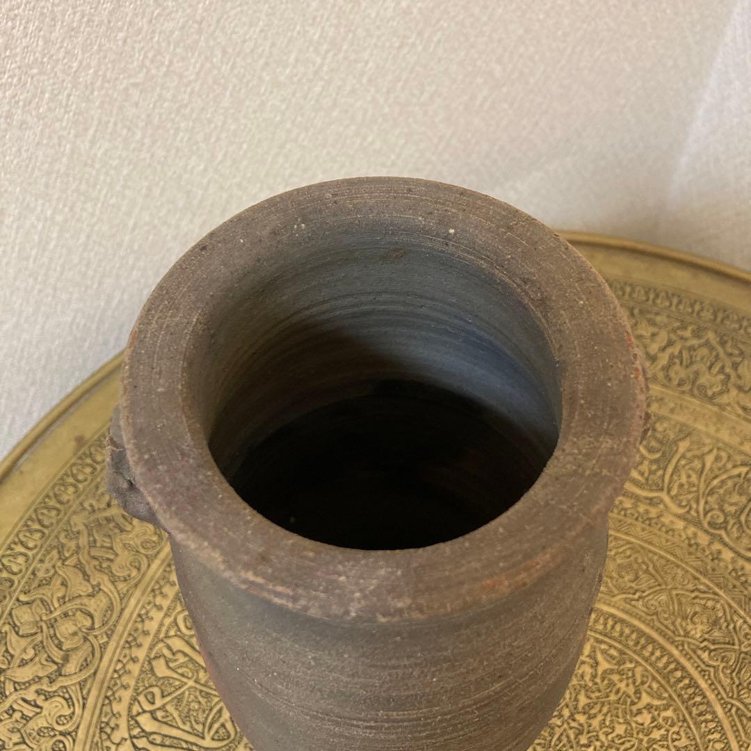 古備前　古花瓶　花生