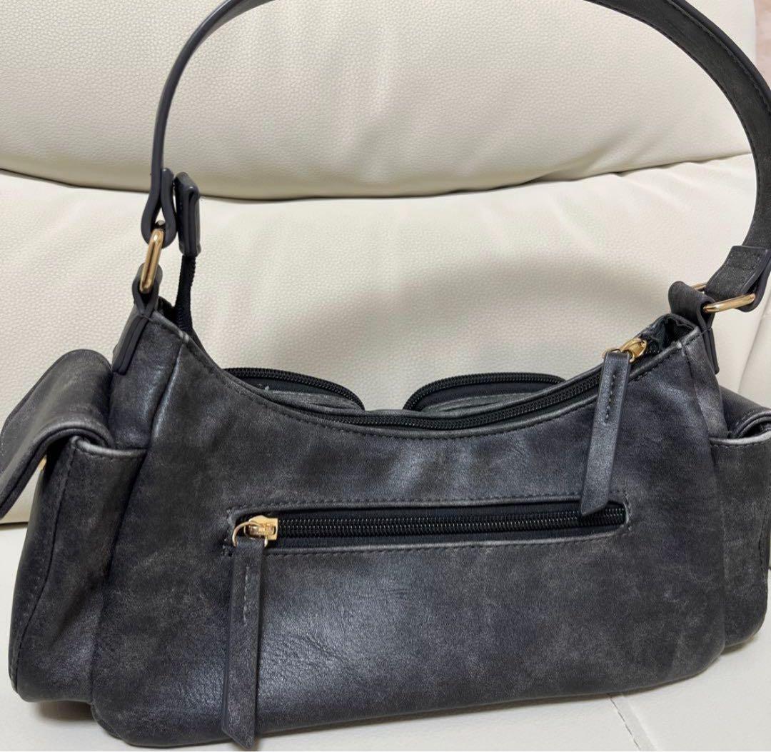 Darich ダーリッチ　DDレザーハンドルバッグ　BLK ブラック