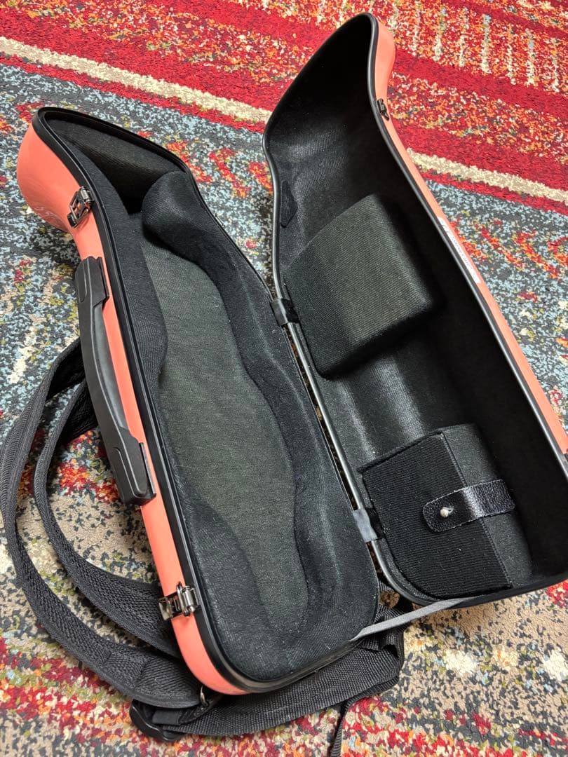 CC Shiny Case II サーモンピンク トランペットケース