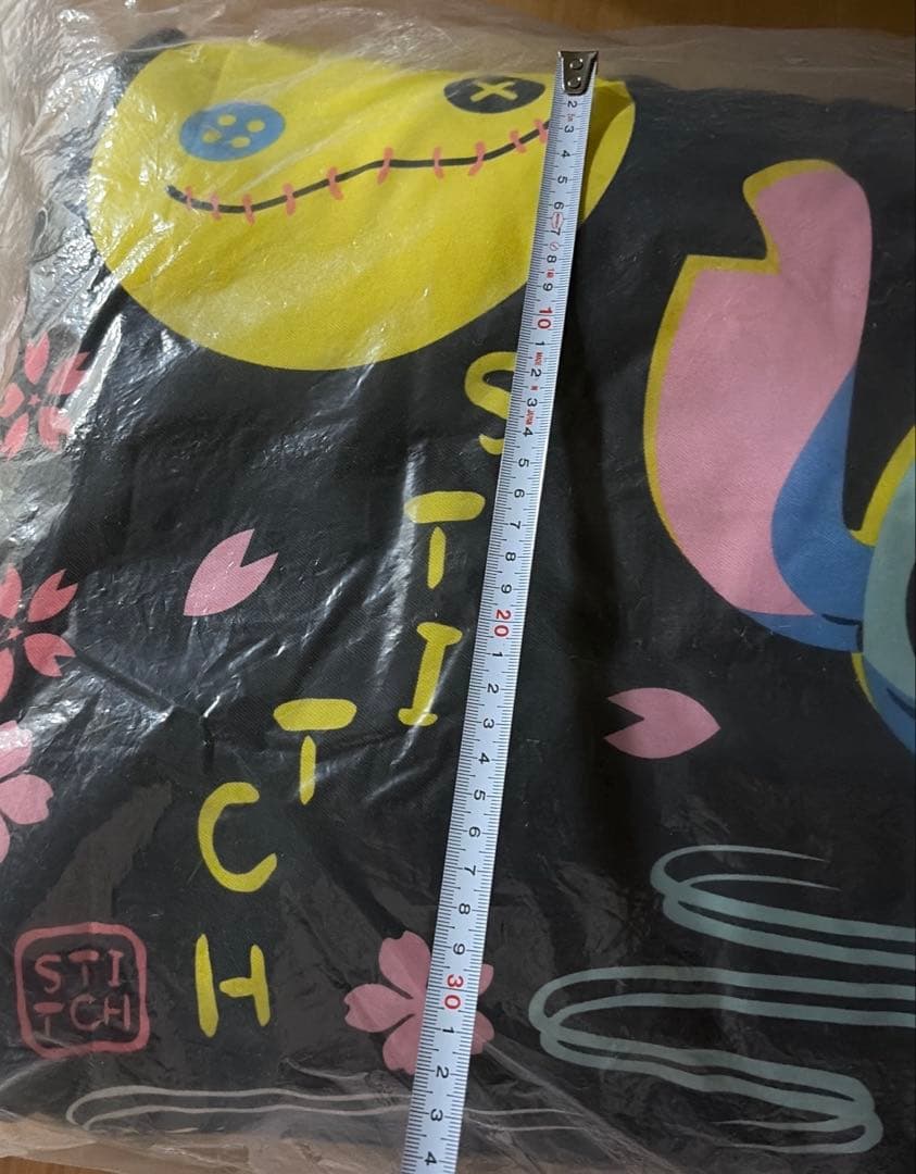 スティッチ クッション　ハート型クッション　ロングピロークッション　２点セット