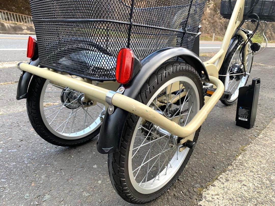 動作確認済 送料無料 電動三輪自転車5.8Ah 8.5Ah 2個付 20-16