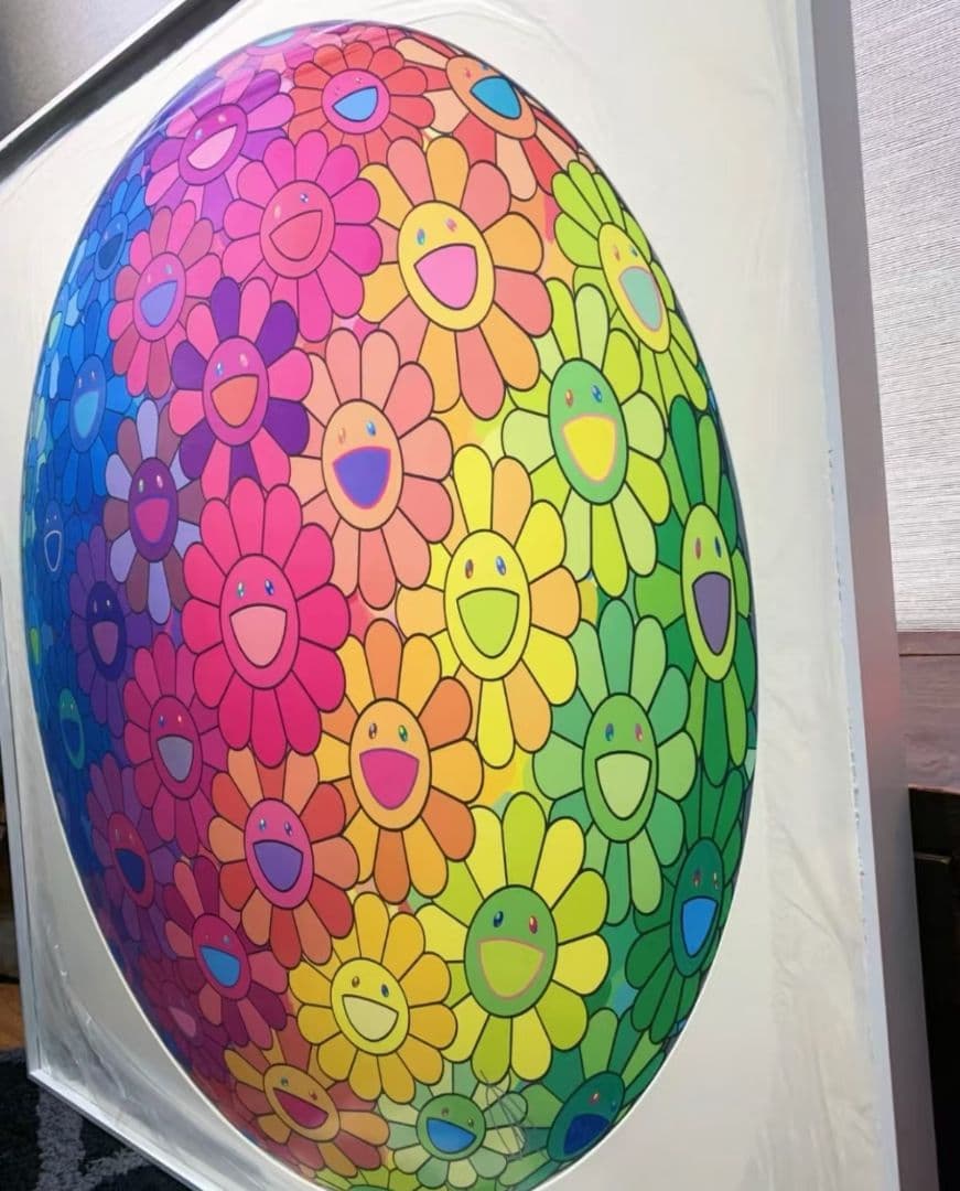 村上隆 版画 【レインボーの心の中】ED300