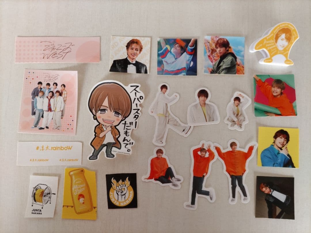 WEST.　中間淳太　ちびスト　グッズ　おまけ