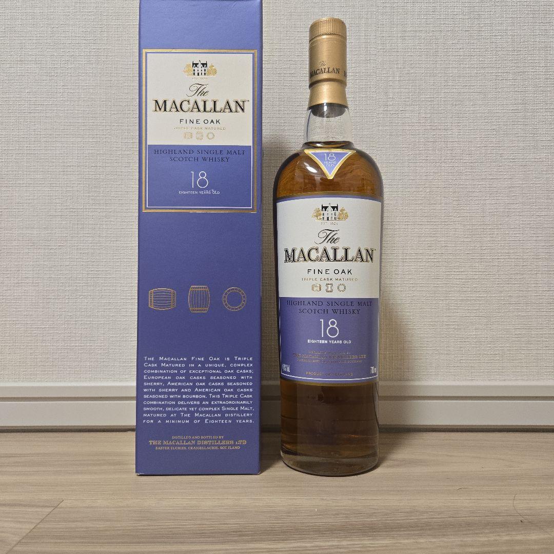 MACALLAN　マッカラン　18年　FINE OAK