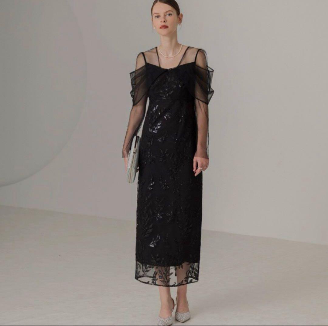 lejaブラックドレス