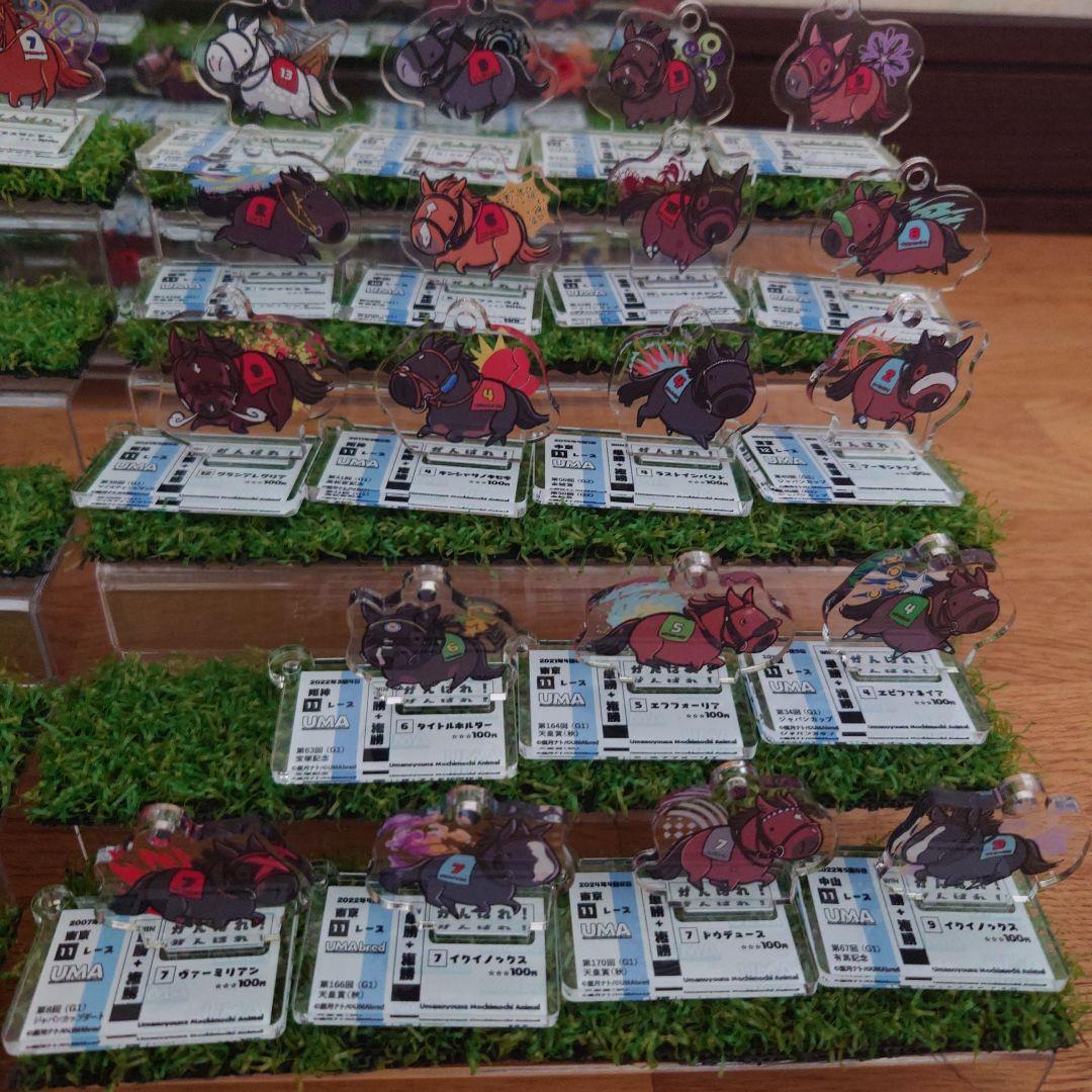 UMA　UMAbred　アクリルキーホルダースタンド　コンプリートセット