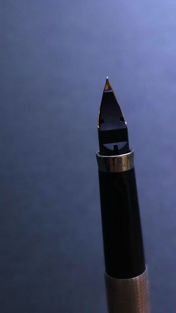 パーカー　75 シズレ　万年筆 M 中字　スターリングシルバー　超音波洗浄済