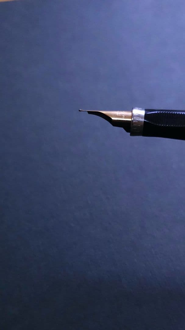 パーカー　75 シズレ　万年筆 M 中字　スターリングシルバー　超音波洗浄済