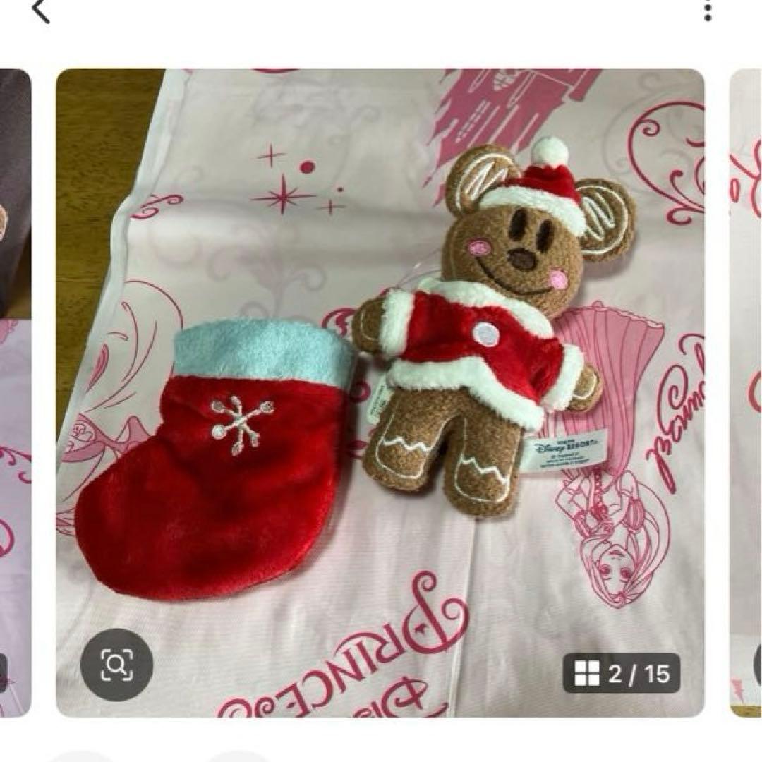 ディズニーリゾート　クリスマスぬいぐるみバッジ他セット〜BOX98