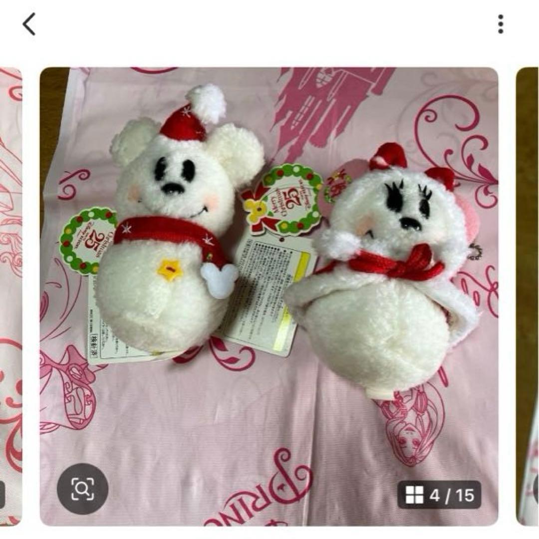 ディズニーリゾート　クリスマスぬいぐるみバッジ他セット〜BOX98