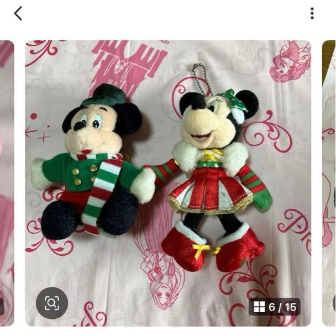 ディズニーリゾート　クリスマスぬいぐるみバッジ他セット〜BOX98