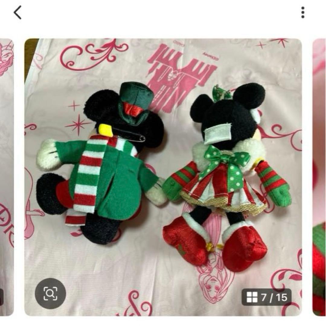 ディズニーリゾート　クリスマスぬいぐるみバッジ他セット〜BOX98