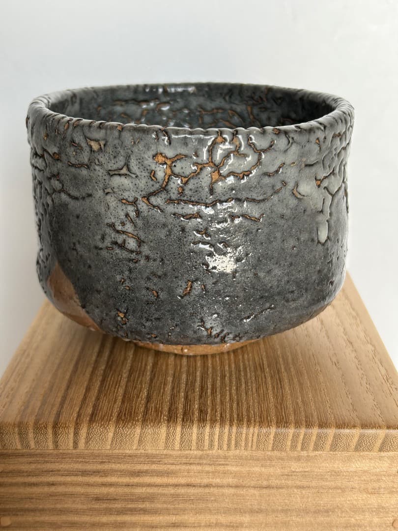 絵唐津茶盌　(中里重利)