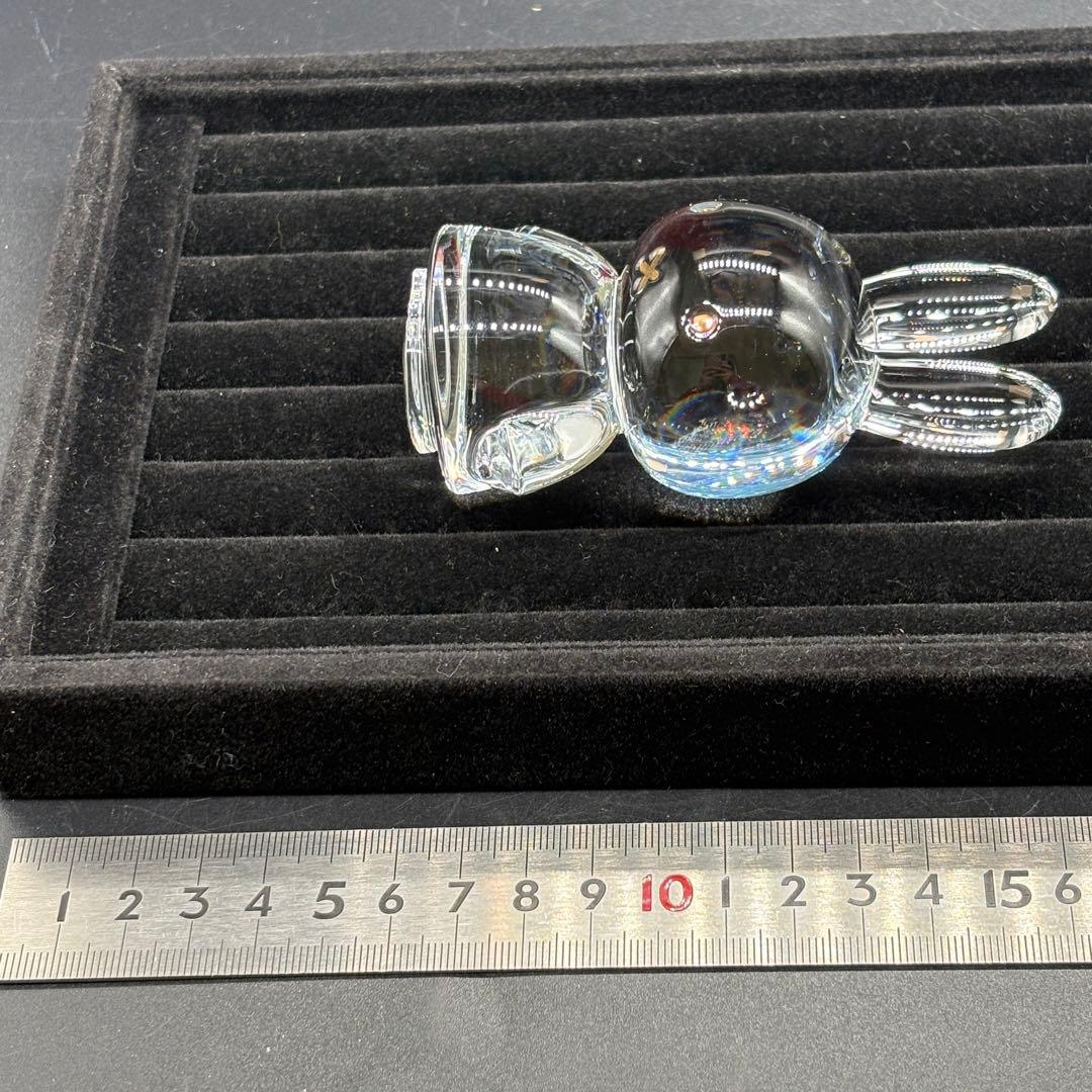 箱付き　バカラ クリスタル フィギュリン 置物　ミッフィー　　no.175