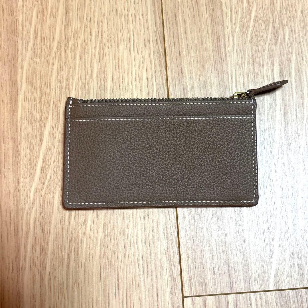 一度のみ使用　ボナベンチュラ　ミニジップ ウォレット シュリンクレザー