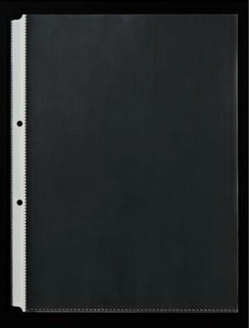 カウネット クリヤーブック リフィル 2穴 A4 使用済含 約３５００枚