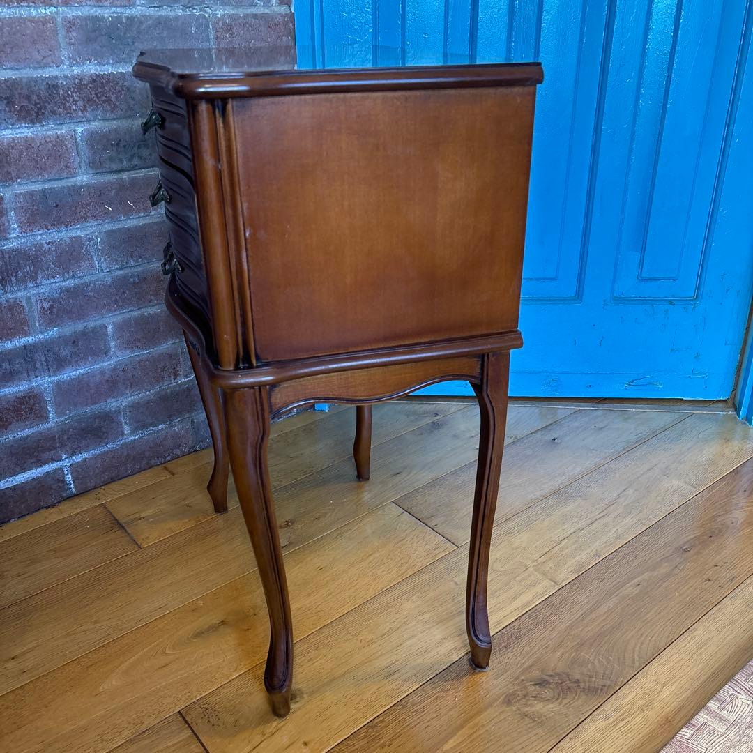 3段引き出し　　猫脚　検索　アンティーク