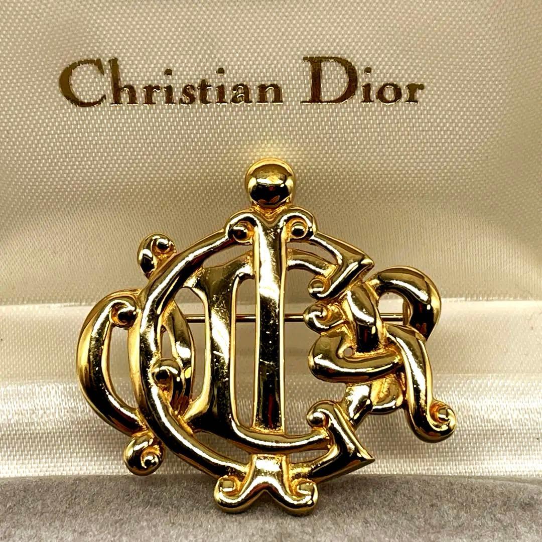 Christian Dior ディオール ブローチヴィンテージ ゴールド