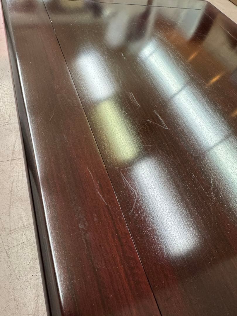 【E204】座卓　具列卓　木製　陶器　お茶道具　テーブル　茶道