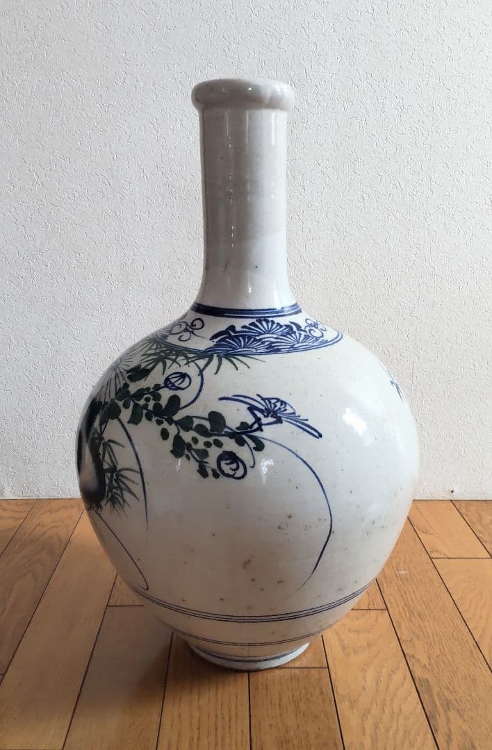 平清水焼　大徳利