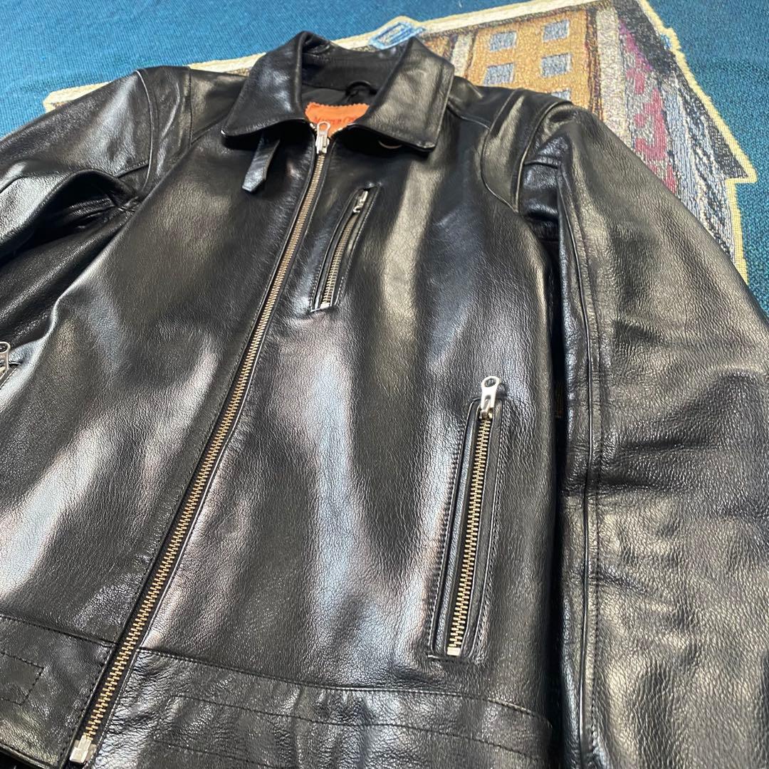 90s シングル ライダースジャケット G1 A2 フライトジャケット レザー