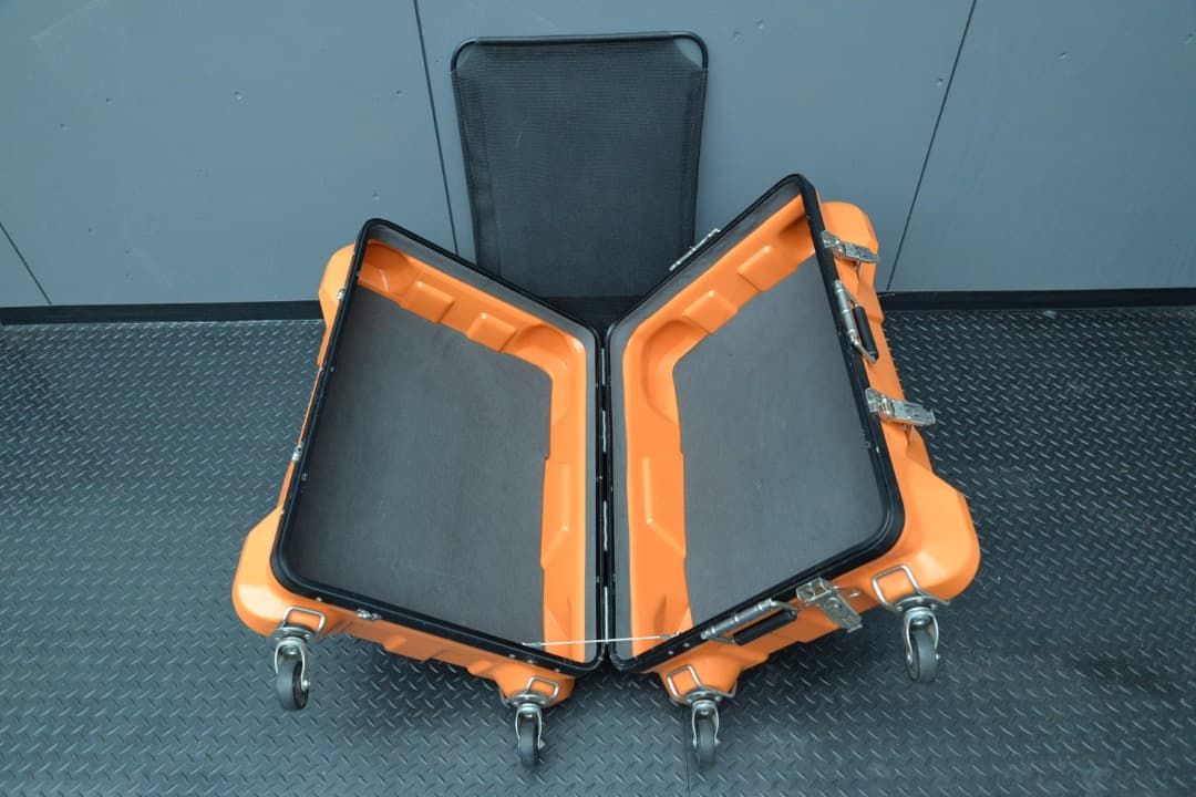 PROTEX CR-7000 オレンジ 中古 大容量 スーツケース 106L