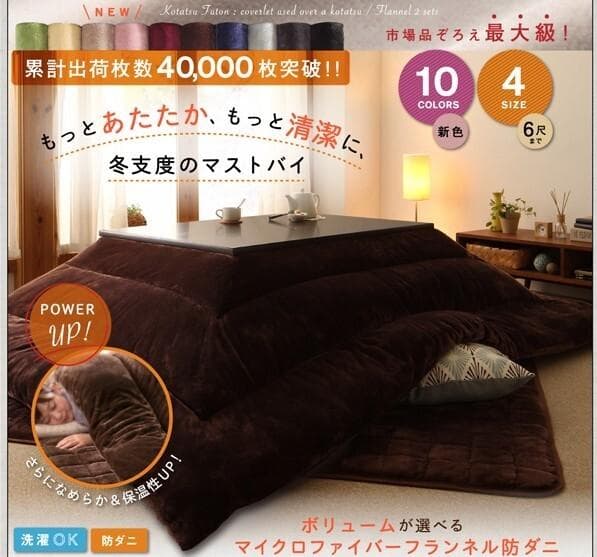 中村バニーラさん専用　フランネル調　あったかこたつ掛け布団　単品　6尺長方形