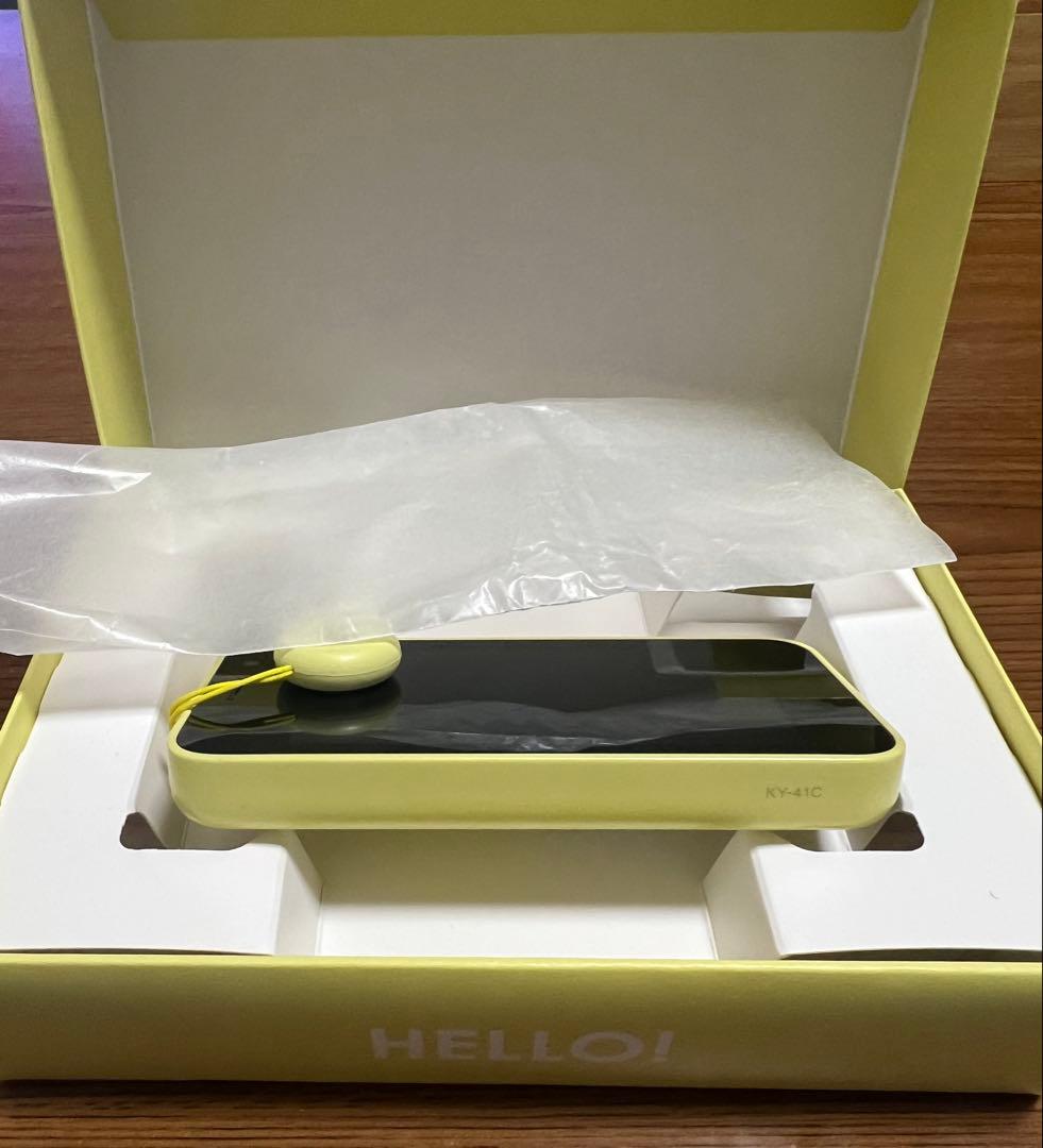 ドコモ　キッズケータイ　イエロー